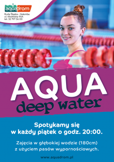 Nowe zajęcia AQUA deep water 