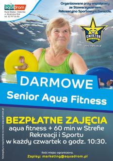 Bezpłatne zajęcia Aqua Fitness dla Seniorów