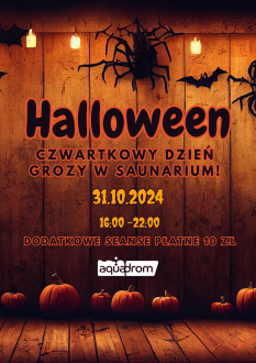 Czwartkowy Dzień Grozy w Saunarium