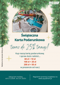 Świąteczna Karta Podarunkowa 2024