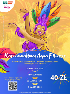 Karnawałowy Aqua Fitness w Aquadromie