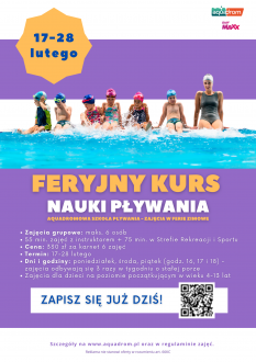 Feryjny kurs nauki pływania w Aquadromie!